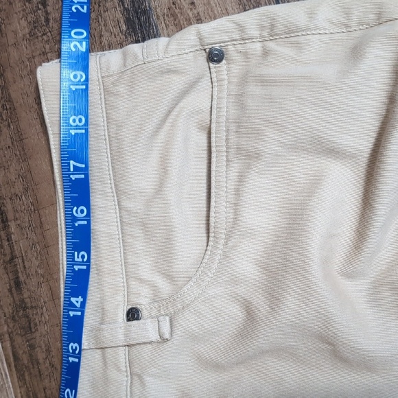 Vince Griffith Chino Shirt Size 38x12" In Khaki Tan Made In The USA - Picture 7 of 9